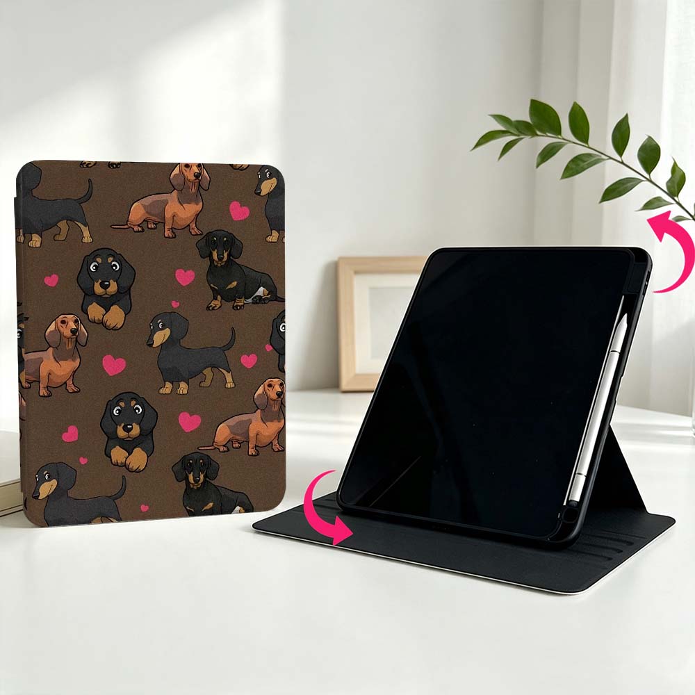 Cartoon Dachshund Heart For Sa - Samsung Tablet S11 Accessories recension och pris