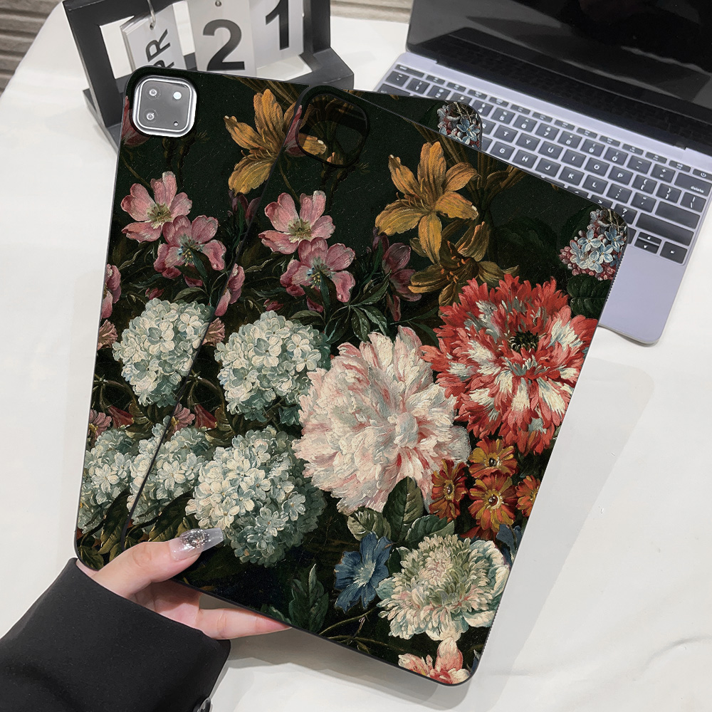 Vintage Oil Painting Of Flower - Samsung Tablet S11 Accessories recension och pris