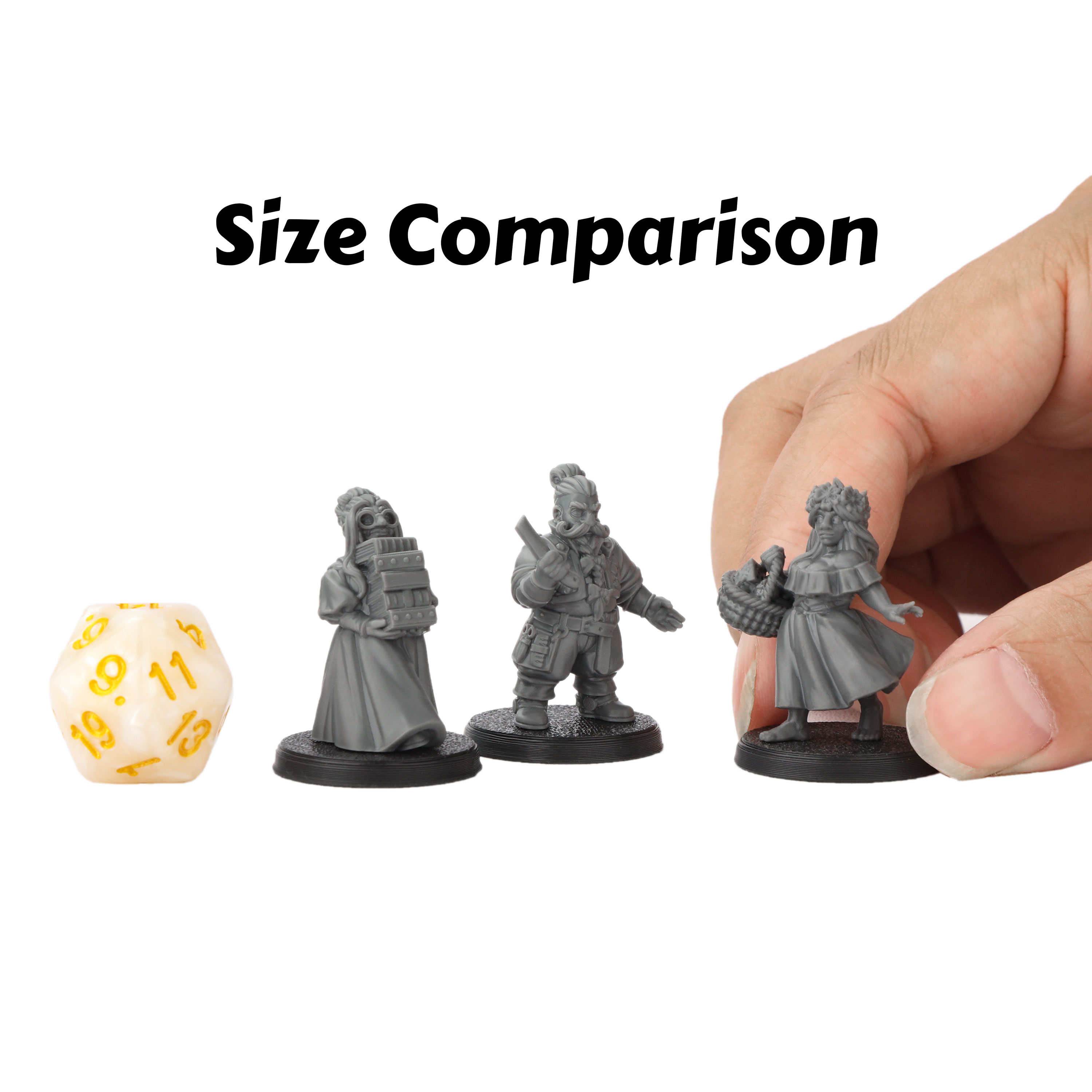 3Pcs RPG Dwarves Citizen Minia - Tablet Drawing Accessories recension och pris