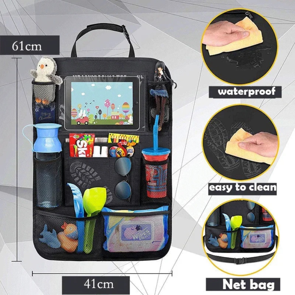 Car Seat Back Organizer 9 Stor - Kids Tablet With Accessories recension och pris