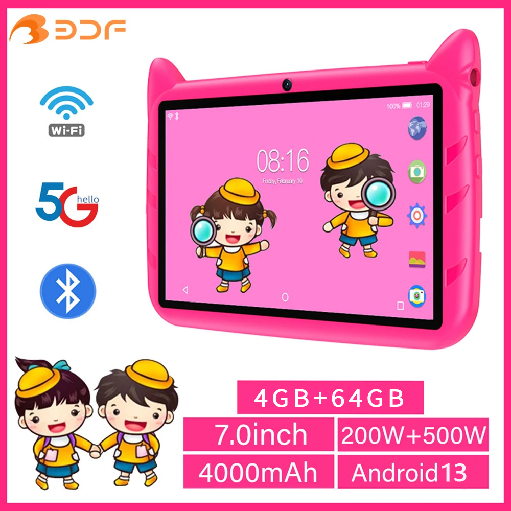 BDF 7 Inch Kid Tablet Android  - Kids Tablet With Accessories recension och pris