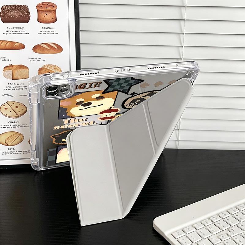 Anti-Bending 3+Y Fold Case For - Tablet Keyboard Case recension och pris