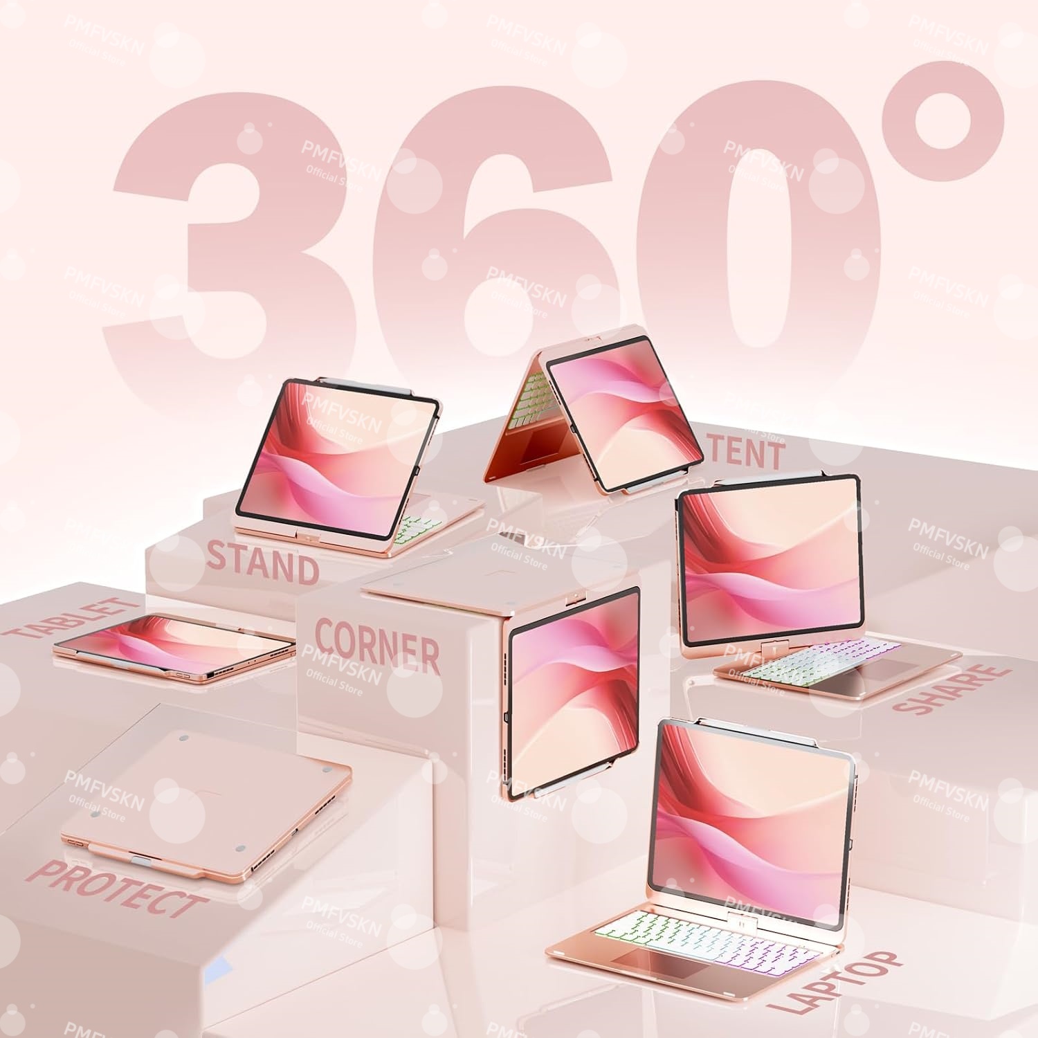 360° Magic Keyboard Case For i - Tablet Keyboard Case recension och pris