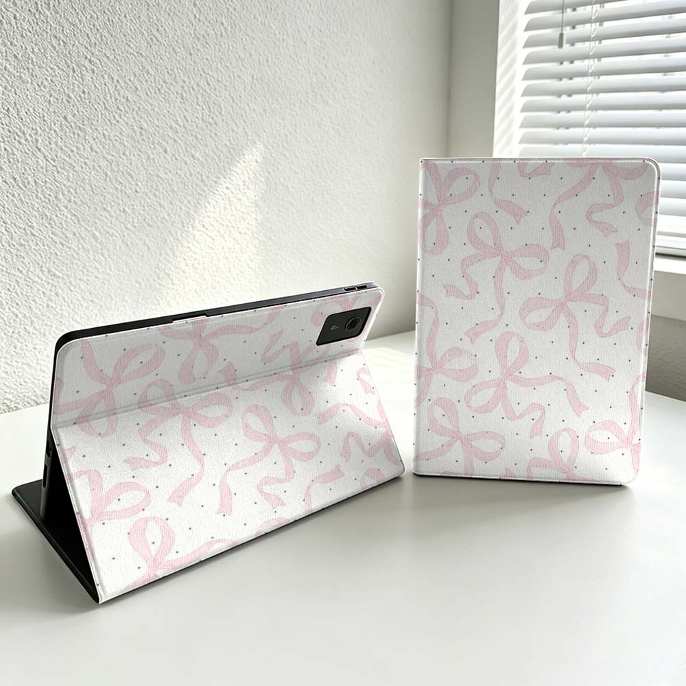 Minimalist Pink Bow Pattern Fo - Lenovo Tablet M10 Accessories recension och pris