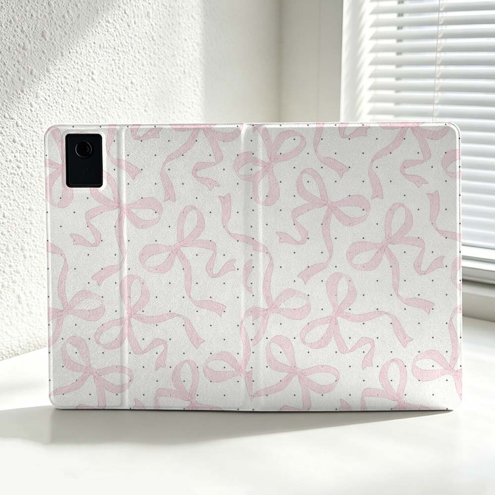 Minimalist Pink Bow Pattern Fo - Lenovo Tablet M10 Accessories recension och pris
