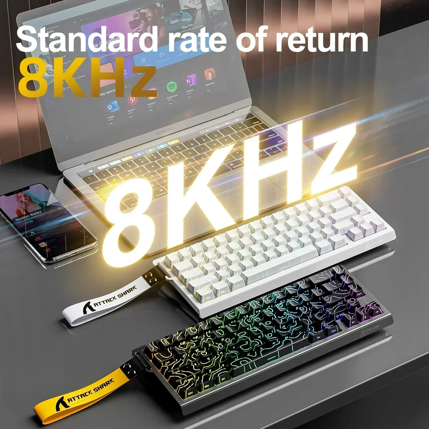 ATTACK SHARK X68HE Magnetic Me - Tablet Accessories Gifts recension och pris