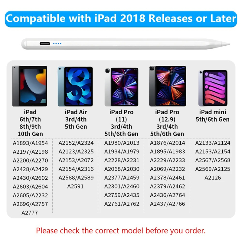 For Apple Pencil 2 iPad Pencil - Tablet Drawing Accessories recension och pris